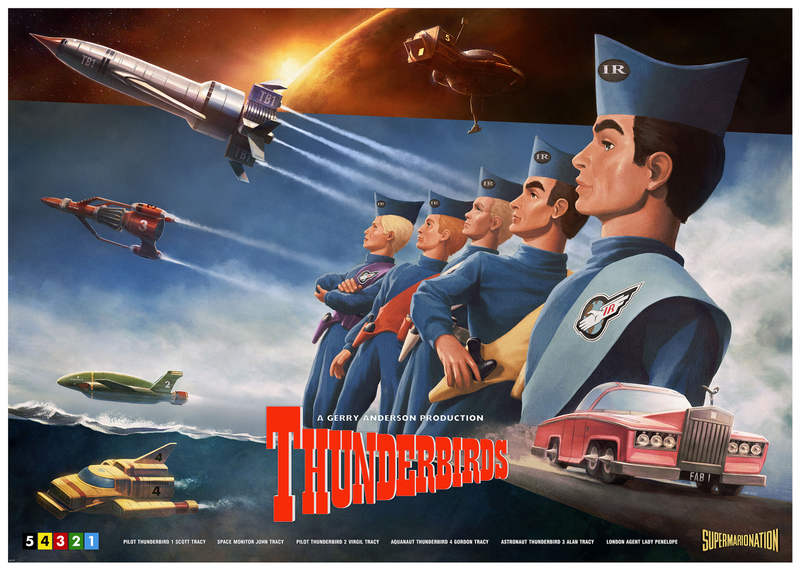 Thunderbirds, a 50 x 70 cm fine art print, in an edition of 175.